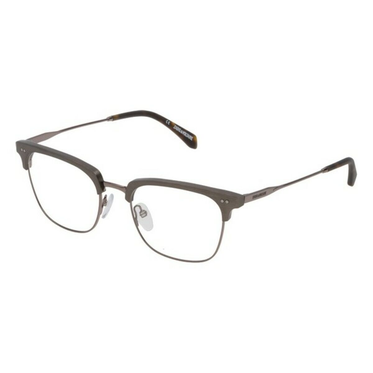 Men’ Spectacle frame Zadig & Voltaire VZV18552568K Grey Ø 52 mm
