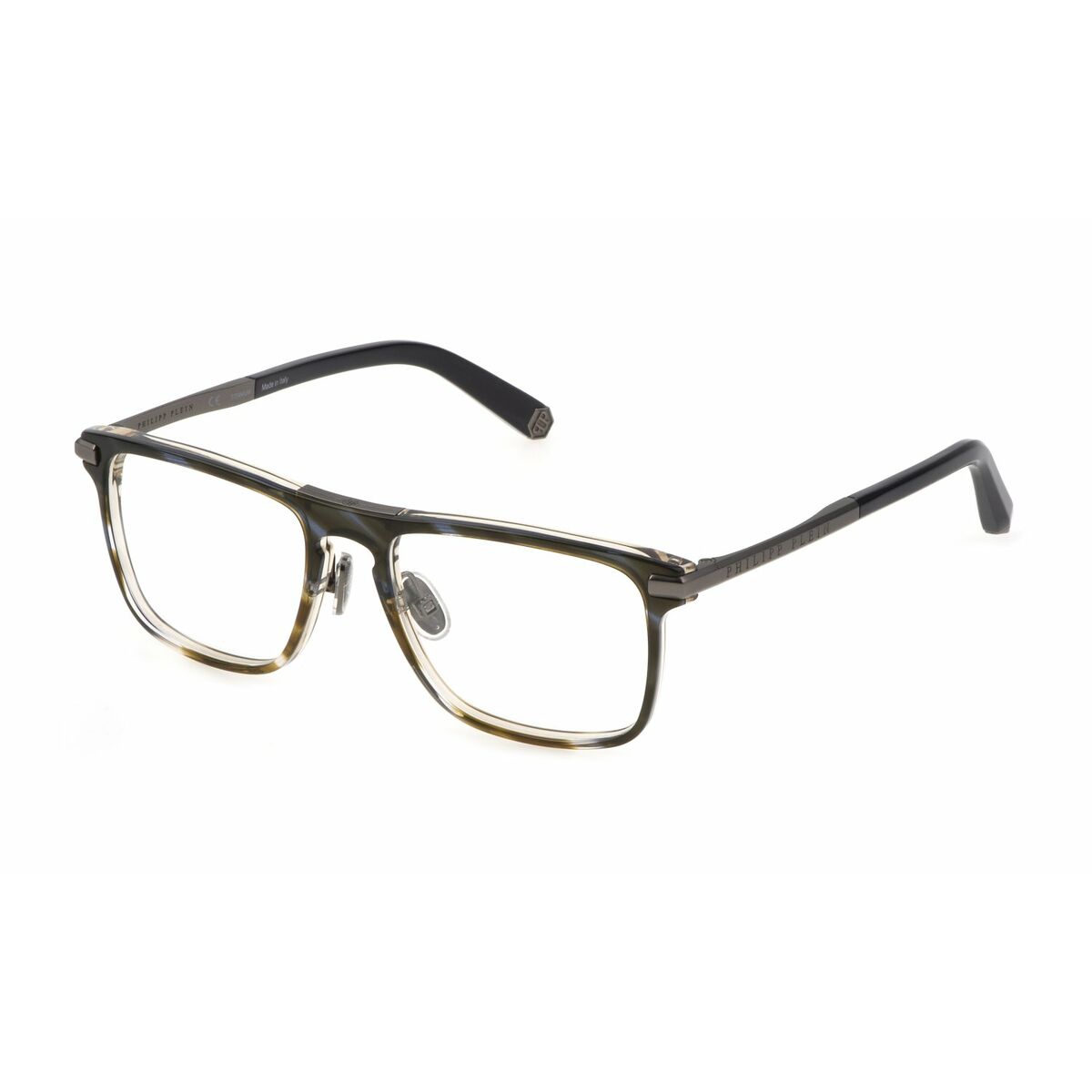 Men’ Spectacle frame PHILIPP PLEIN VPP019M5309N3 Brown Ø 53 mm