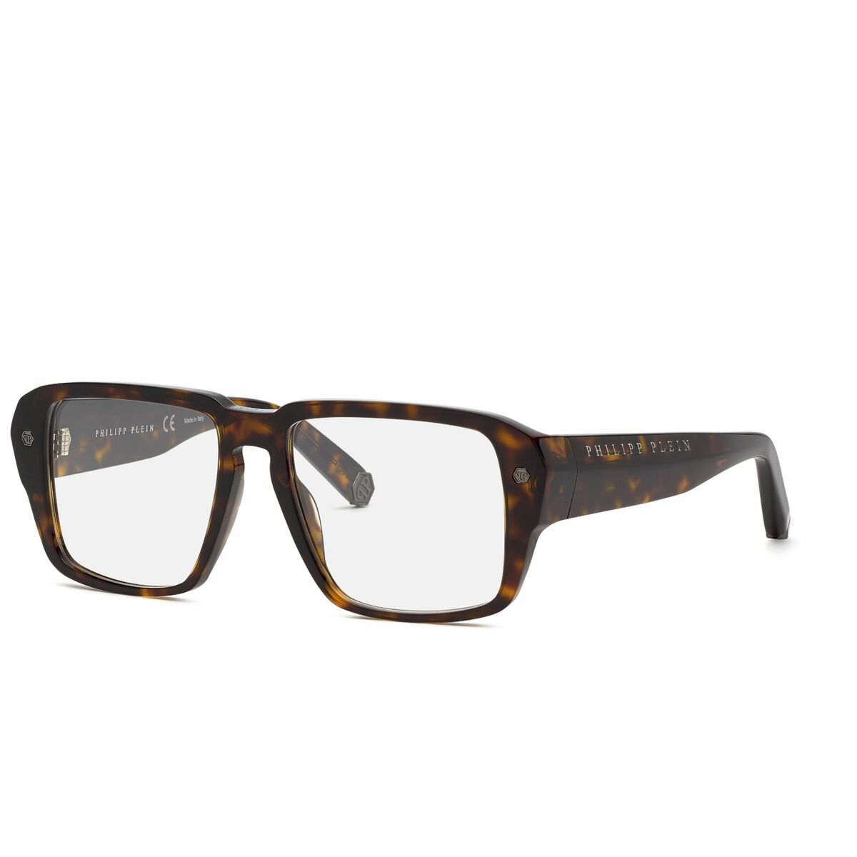 Unisex’ Spectacle frame PHILIPP PLEIN VPP081-550722 Brown Ø 55 mm