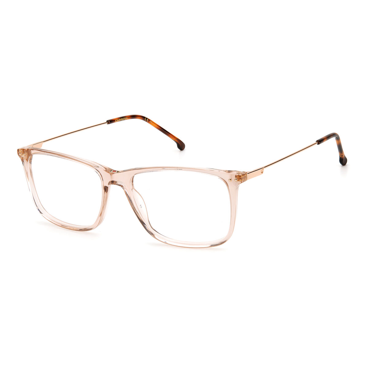 Unisex’ Spectacle frame Carrera CARRERA2025TF Transparent Nude Ø 52 mm