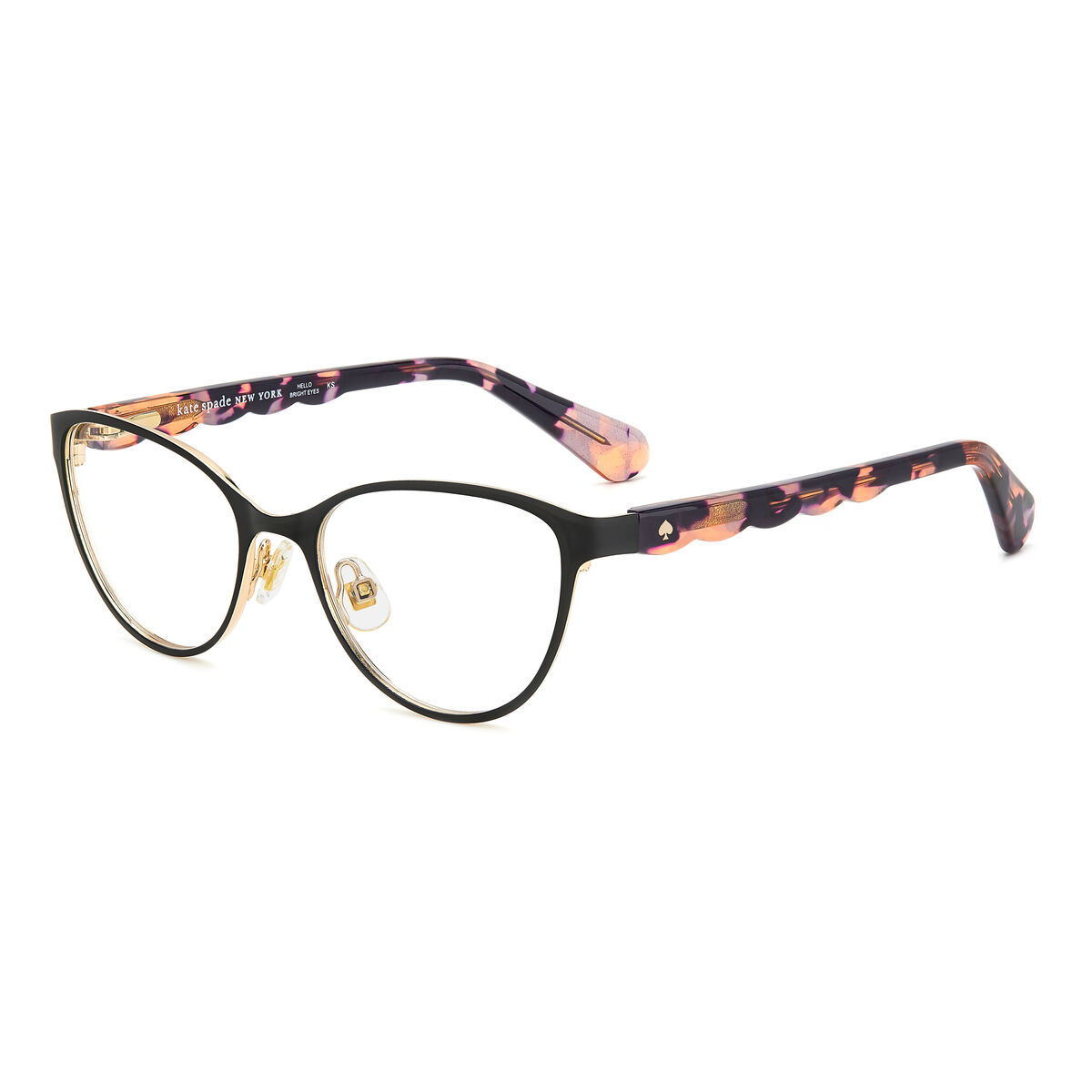 Spectacle frame Kate Spade TILLIE807E616 Black Ø 46 mm