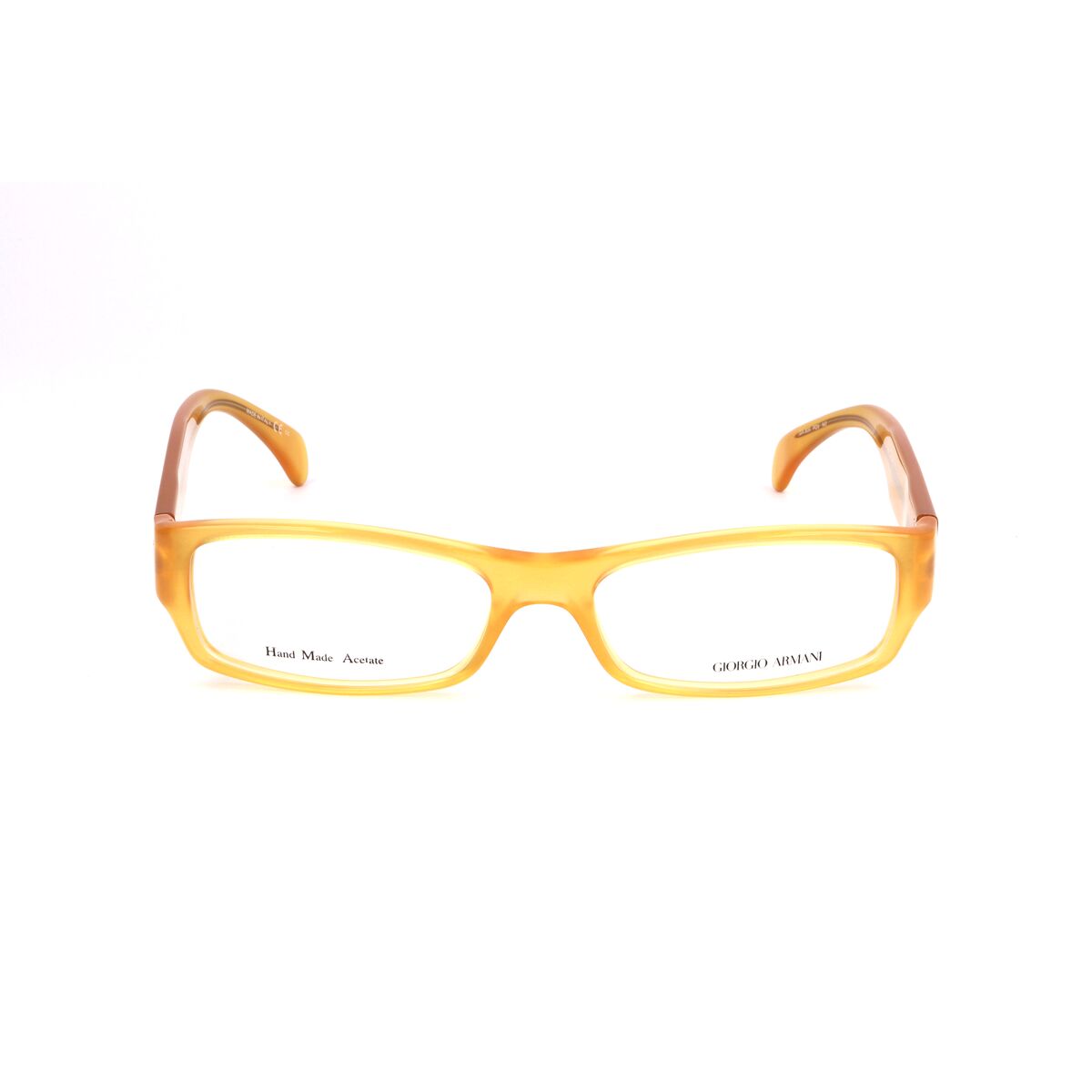 Men’ Spectacle frame Armani GA806PD955 Yellow Ø 55 mm