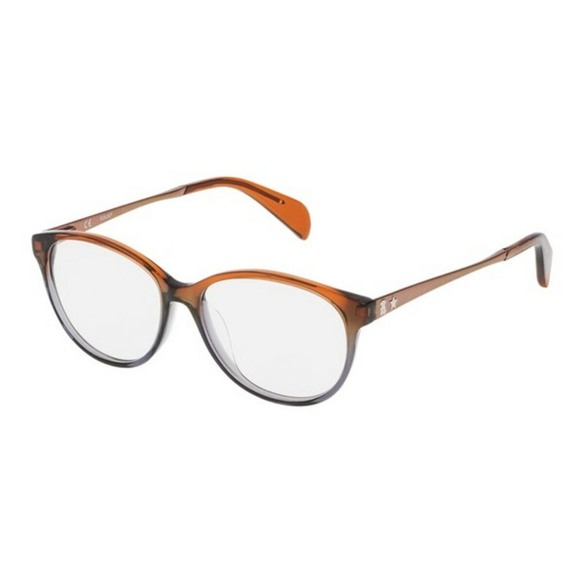 Ladies’Spectacle frame Tous VTO928520861 (52 mm) Orange (ø 52 mm)