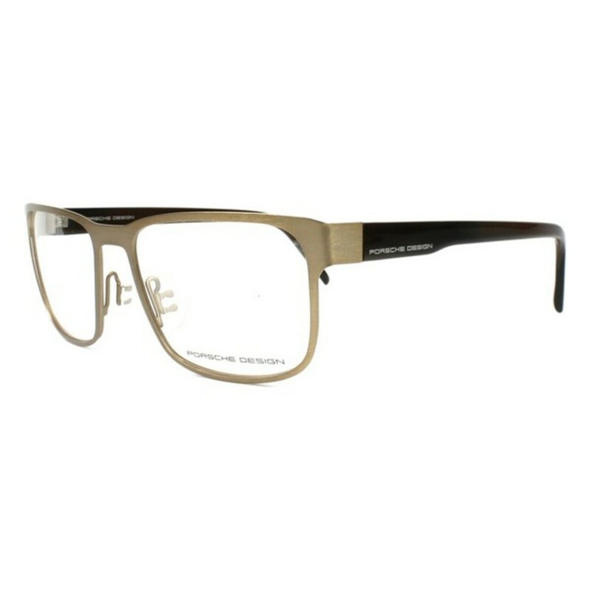 Men’ Spectacle frame Porsche P8291-D Black Golden Ø 55 mm