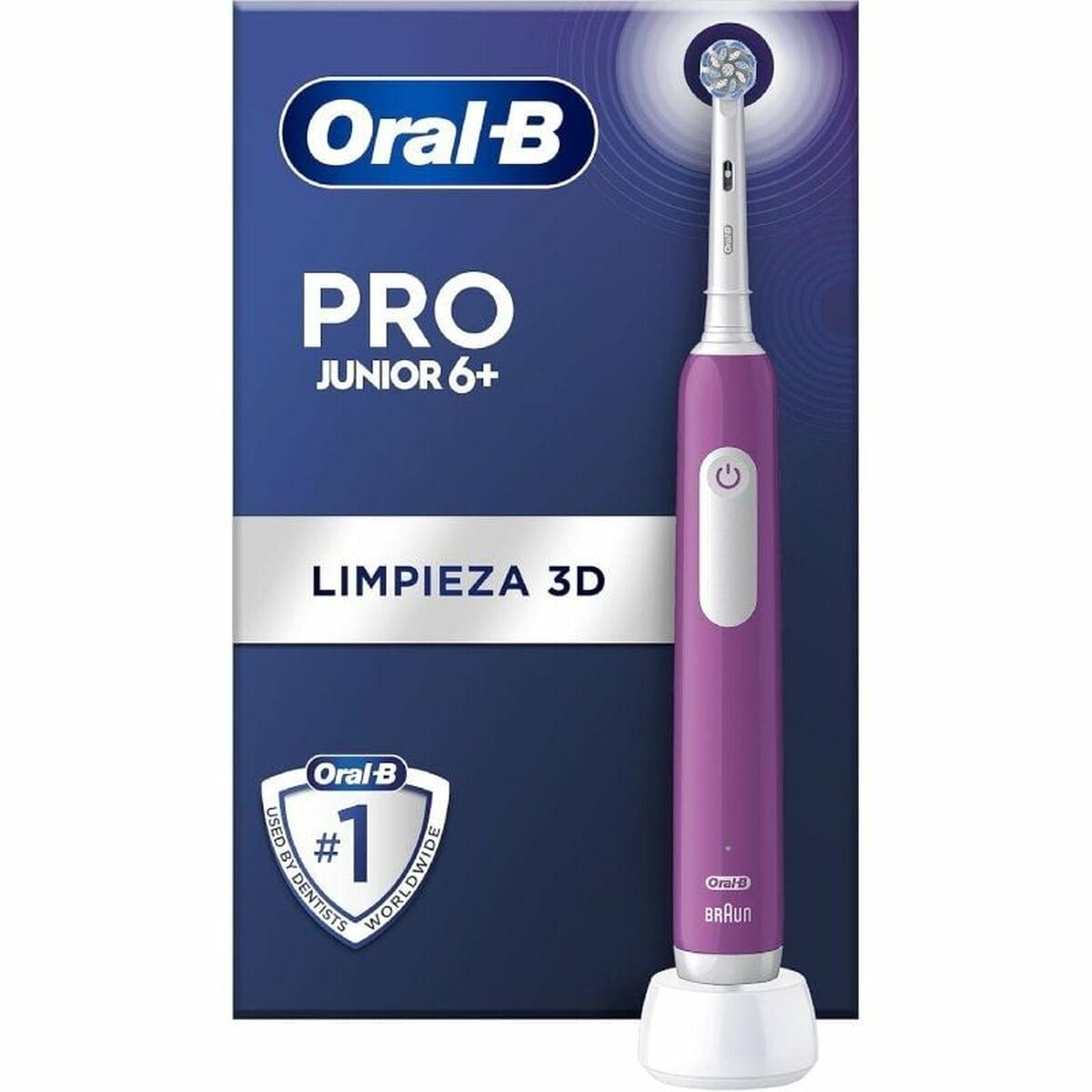 Electric Toothbrush Braun P JR 6 P BK Purple