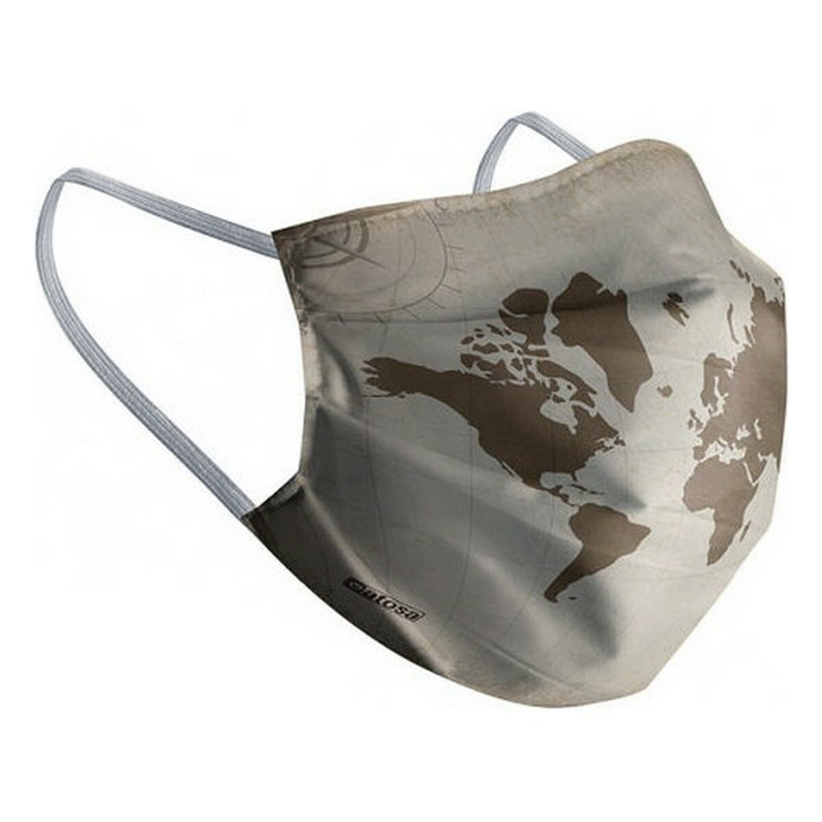 Hygienic Reusable Fabric Mask Maps Children’s