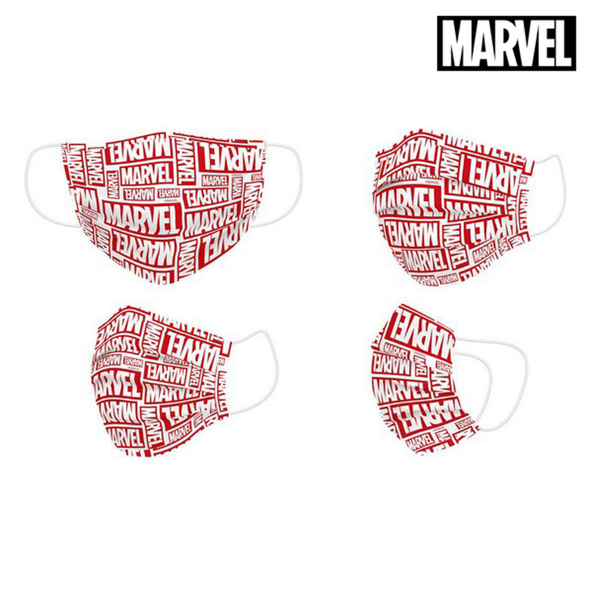 Hygienic Face Mask Marvel Children’s Red