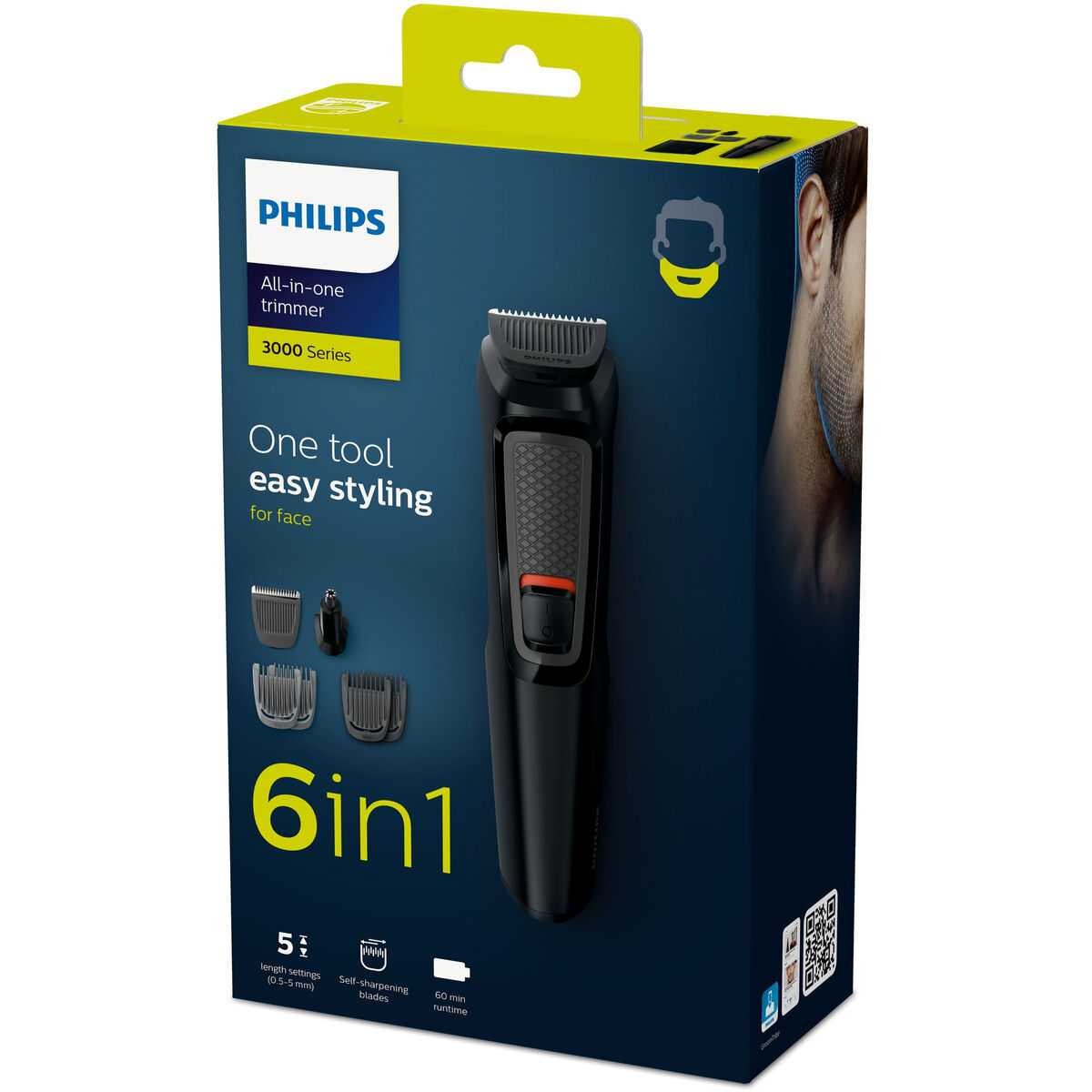 Hair Clippers Philips Multigroom Series 3000 MG3710 100 – 240 V