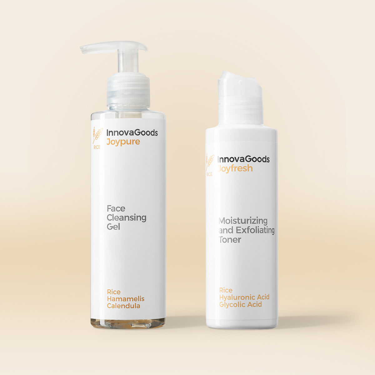 Face Cleansing Duo Pack Rice InnovaGoods