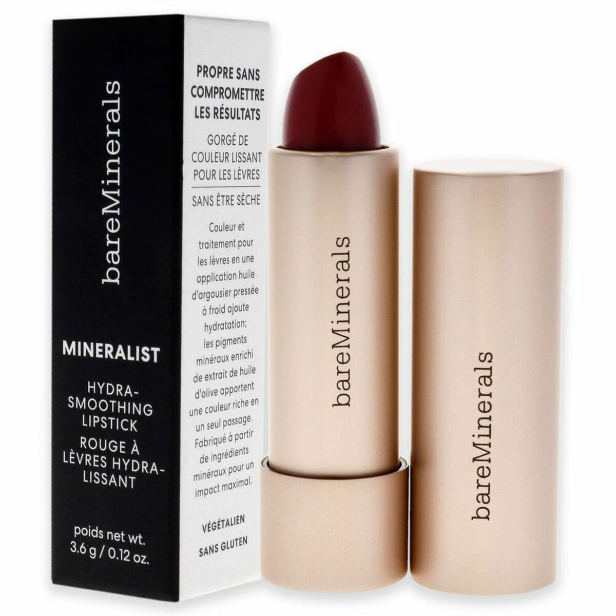 Hydrating Lipstick bareMinerals Mineralist Fortitude 3,6 g