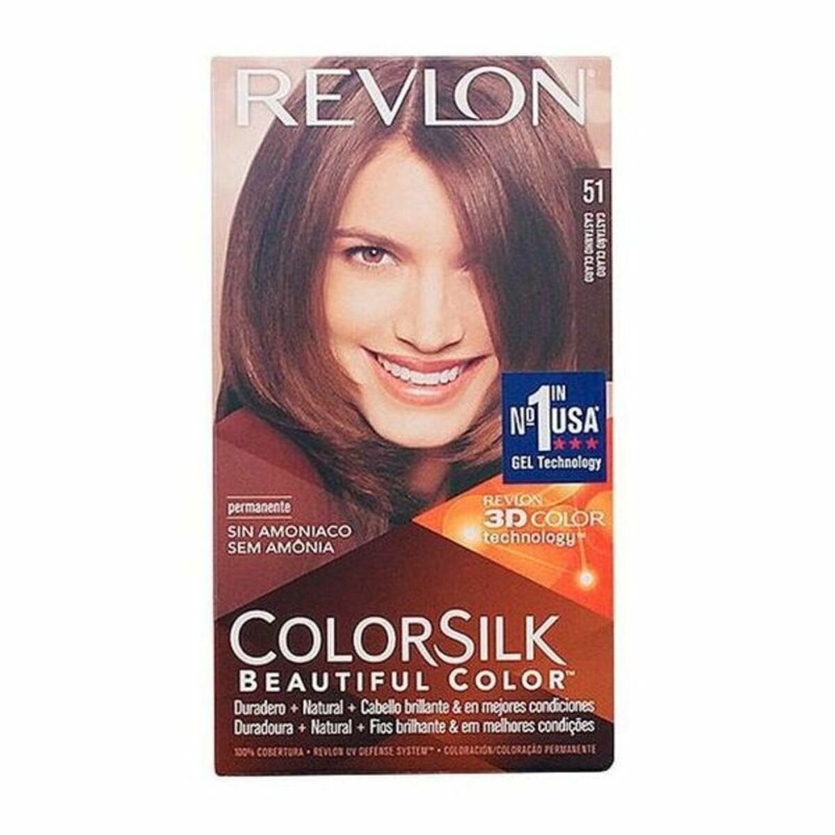 Dye No Ammonia Revlon CLK00008 Nº 51-Castano Claro (1 Unit)