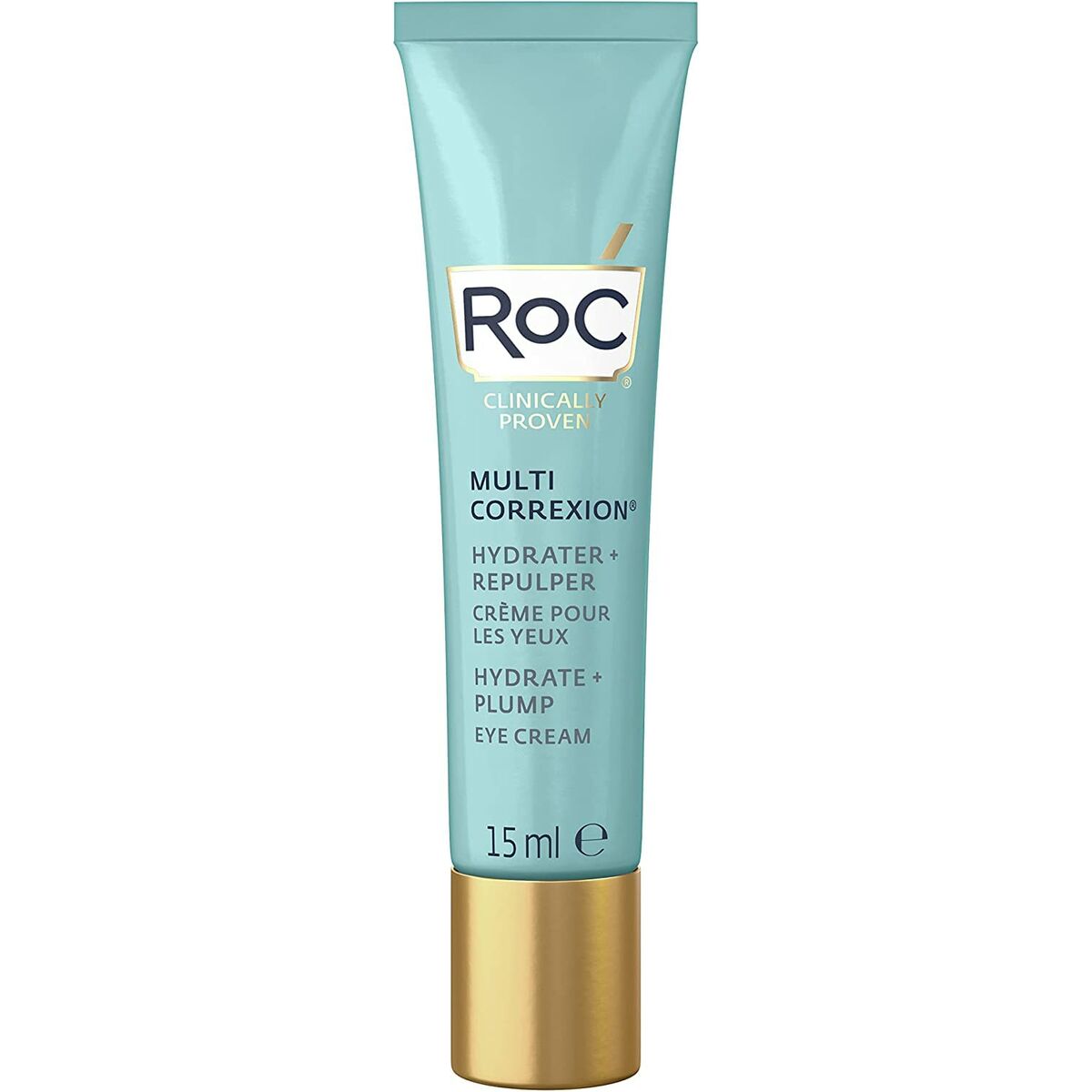 Cream for Eye Area Roc Hydrate Plump 15 ml Hyaluronic Acid