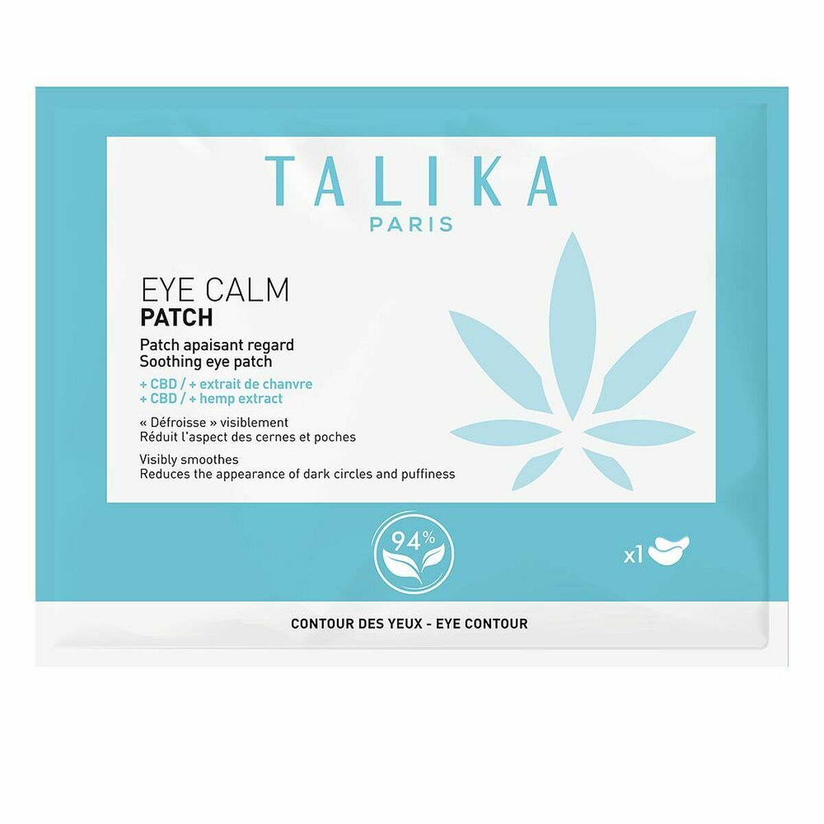 Anti-Wrinkle Patches for the Eye Area Talika Eye Calm 1 par Single Dose