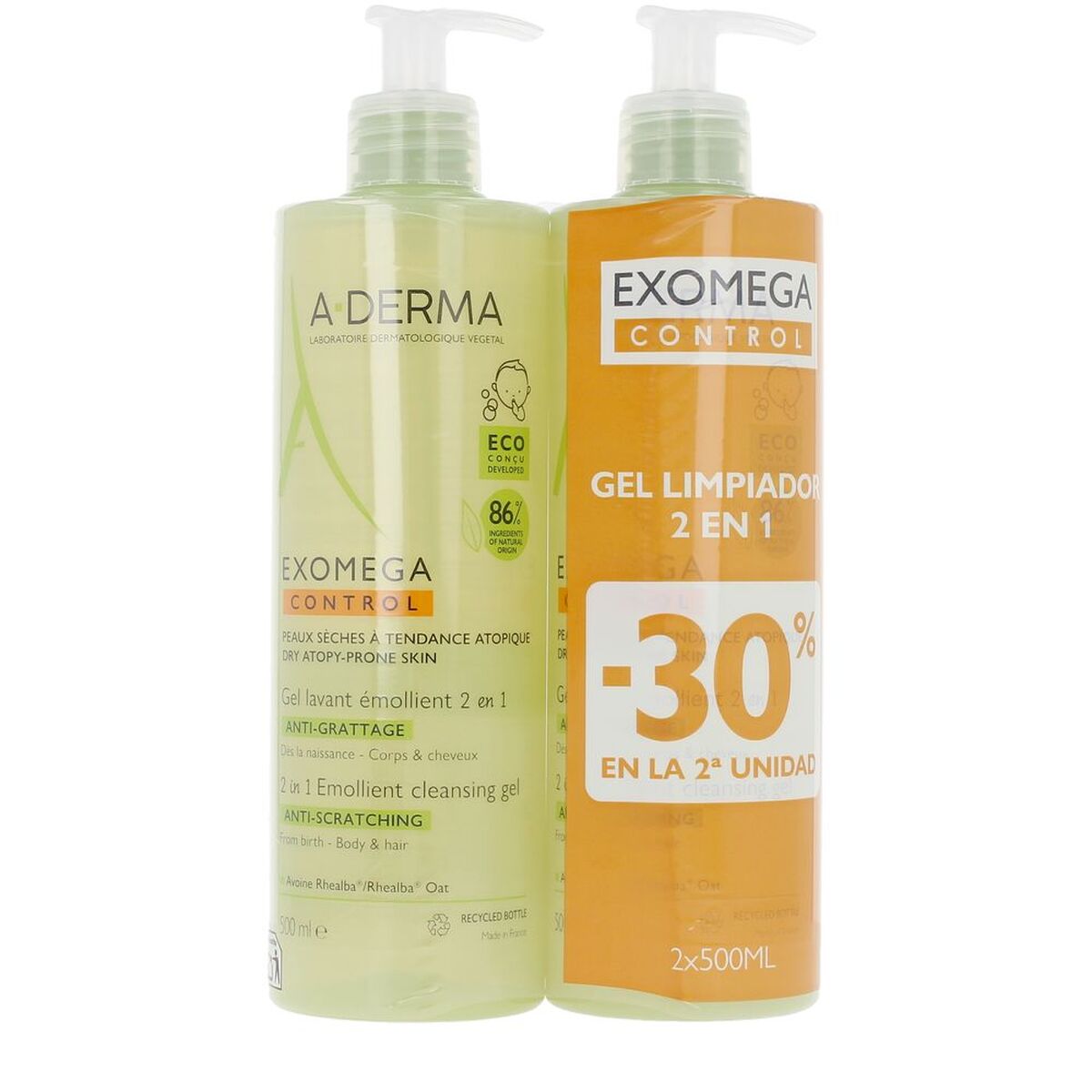 Cleansing Gel A-Derma EXOMEGA CONTROL 500 ml