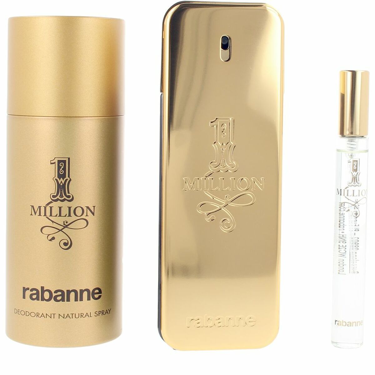Men’s Perfume Set Paco Rabanne 1 MILLION 3 Pieces