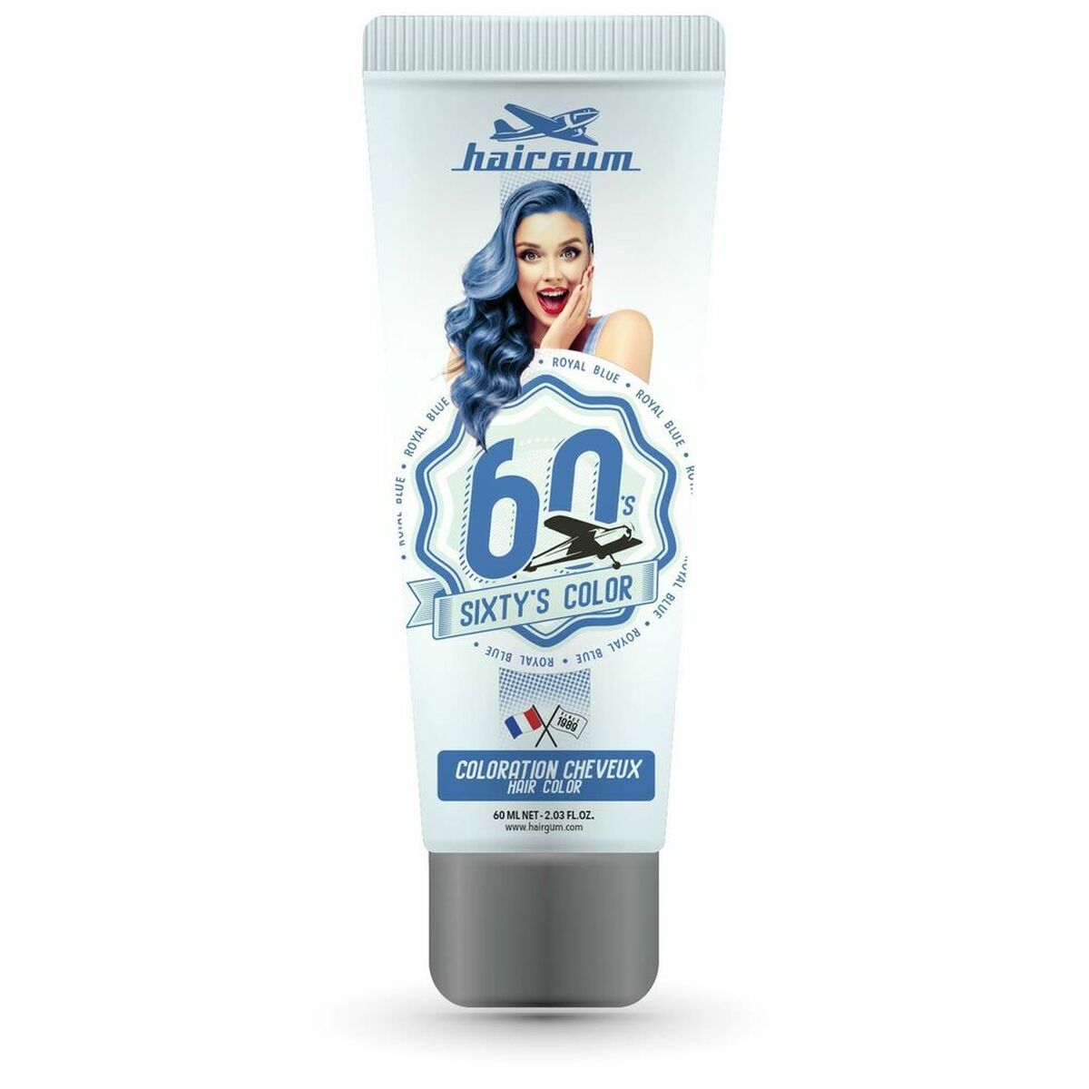 Semi-permanent Colourant Hairgum S Color royal blue 60 ml