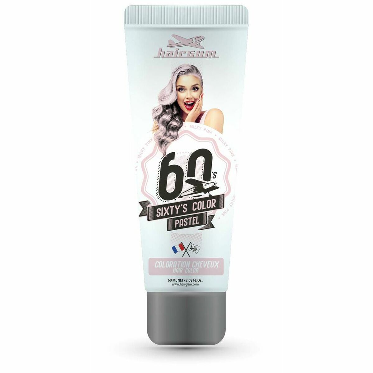 Semi-permanent Colourant Hairgum S Color milky pink 60 ml