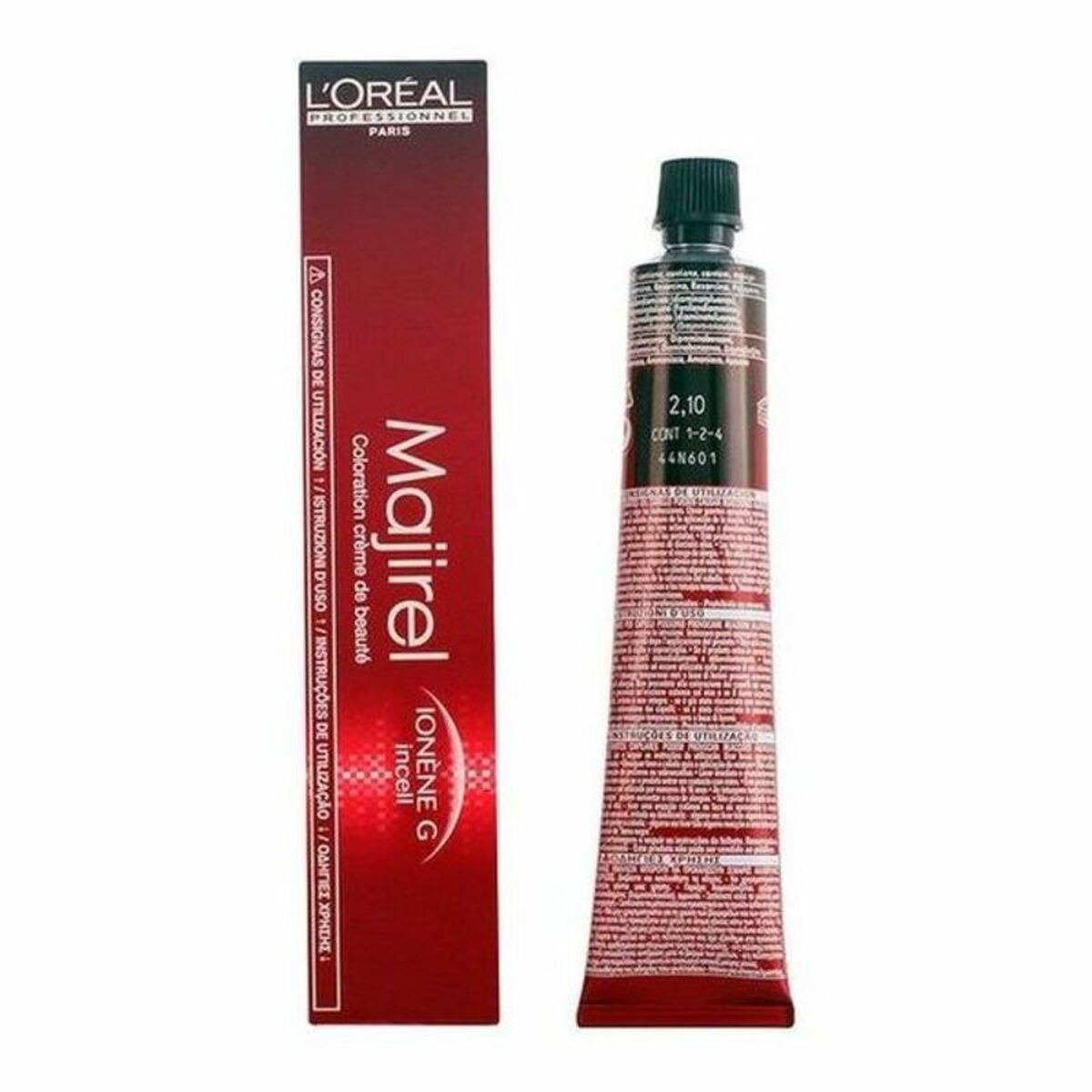 Permanent Dye Majirel L’Oreal Professionnel Paris 051455211 Nº 2,10 50 ml