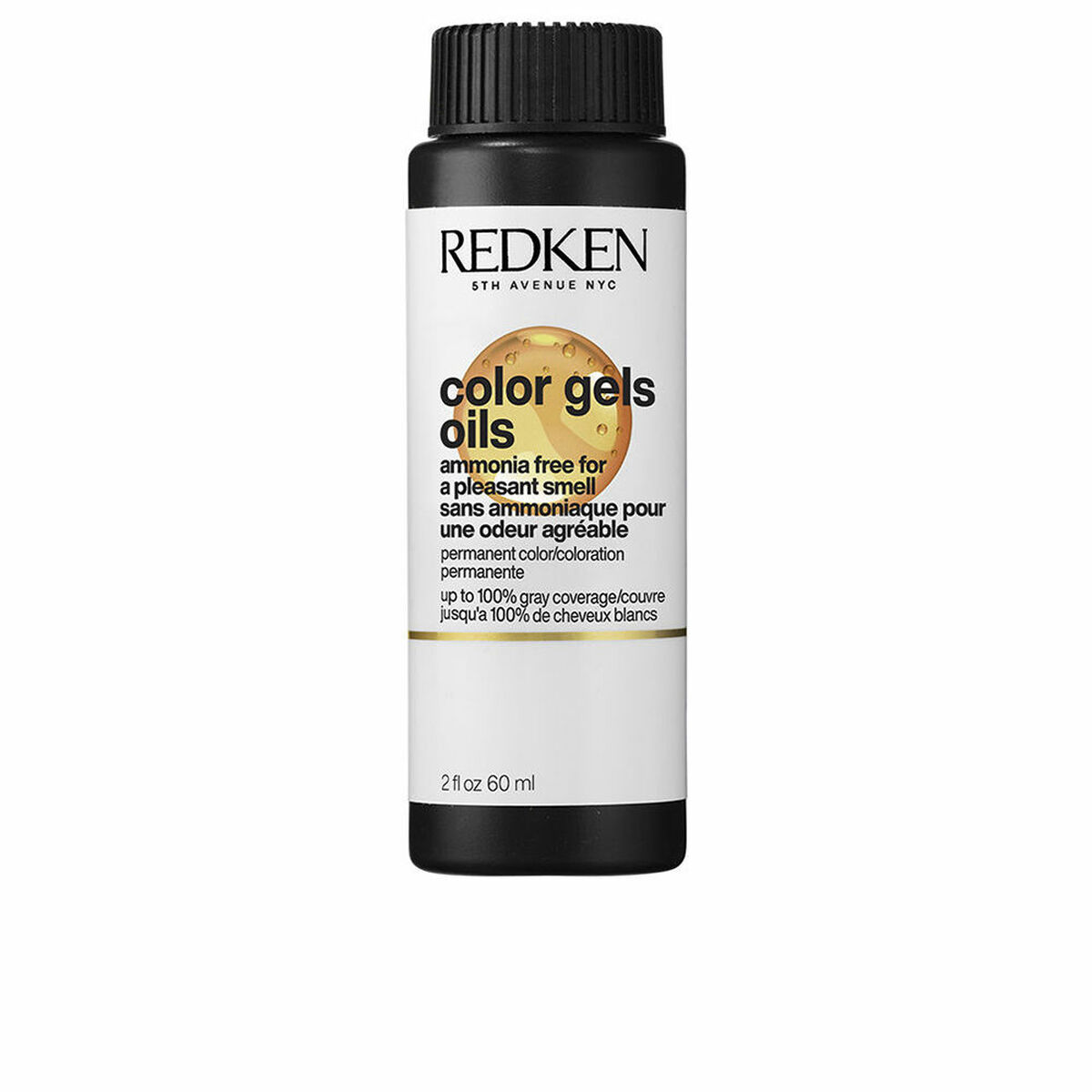 Permanent Colour Redken COLOR GEL OILS Platinum Blonde Nº 10AV-10.12 Nº 10av-10.12 60 Ml X (3 Units)