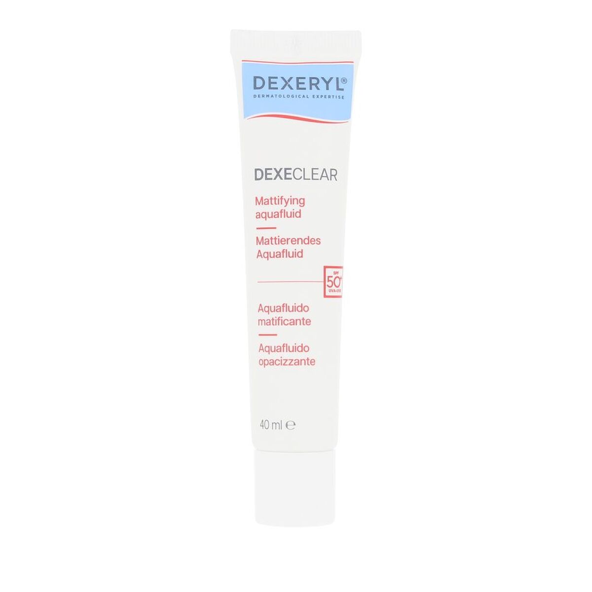 Moisturising Matt Liquid Dexeryl DEXECLEAR Spf 50 Spf 50+ 40 ml