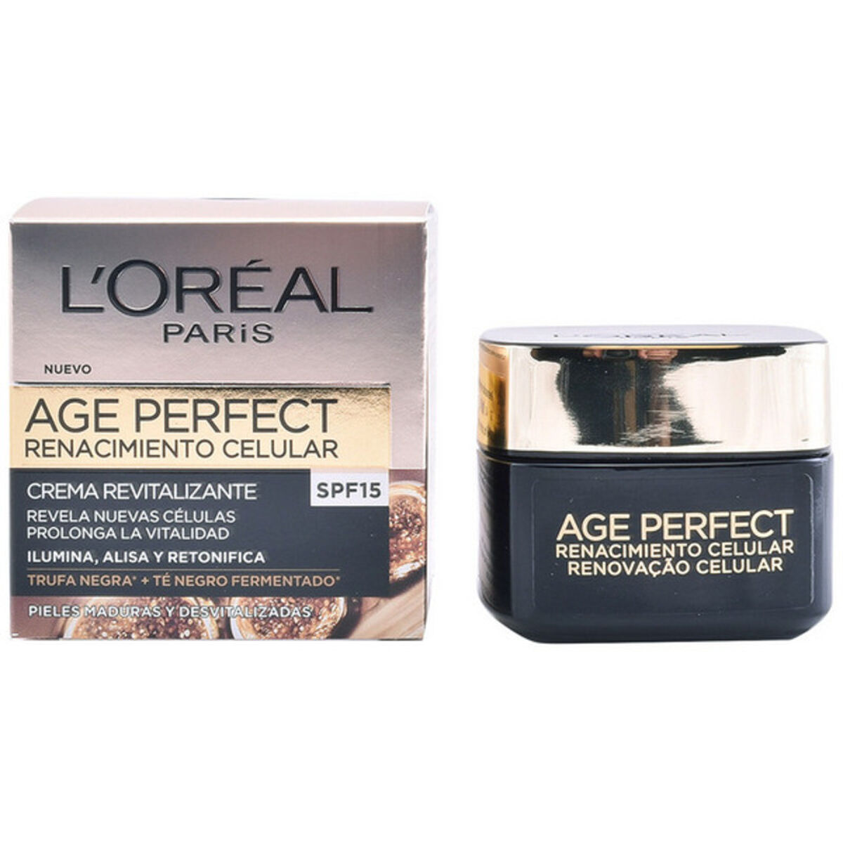 Nourishing Day Cream L’Oreal Make Up Age Perfect Renacimiento Celular Spf 15 50 ml