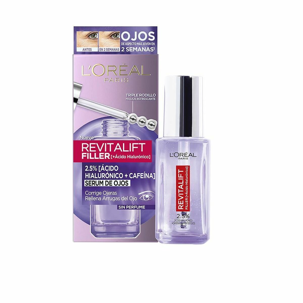 Serum for Eye Area L’Oreal Make Up Revitalift Filler 20 ml Anti-eye bags Anti-Wrinkle