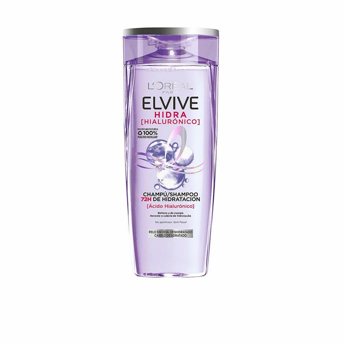 Moisturizing Shampoo L’Oreal Make Up Elvive Hidra Hialurónico 370 ml Hyaluronic Acid