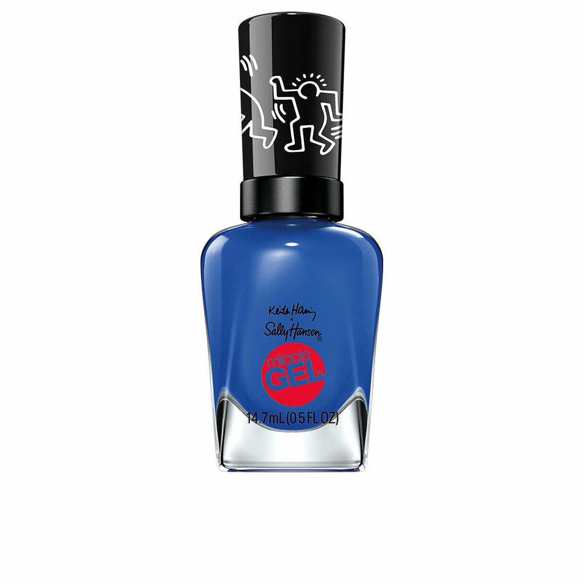 nail polish Sally Hansen Miracle Gel Keith Haring Nº 925 Draw blue in Nº 925-Draw Blue In 14,7 ml