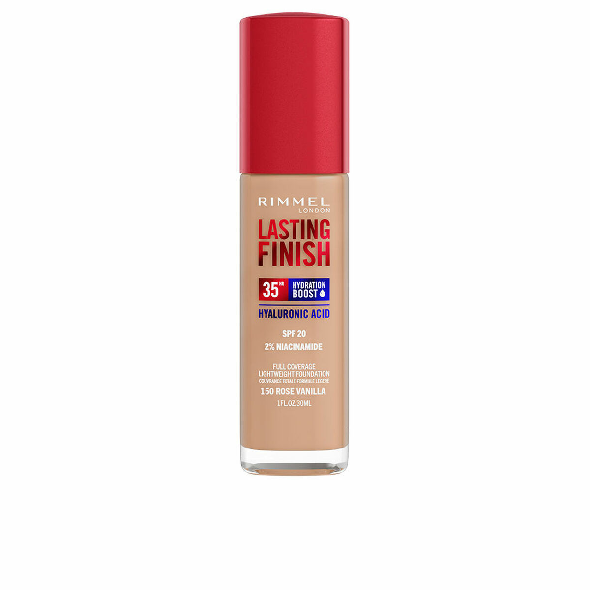 Liquid Make Up Base Rimmel London Lasting Finish Nº 150 Rose Vanilla Nº 150-Rose Vanilla Spf 20 30 ml
