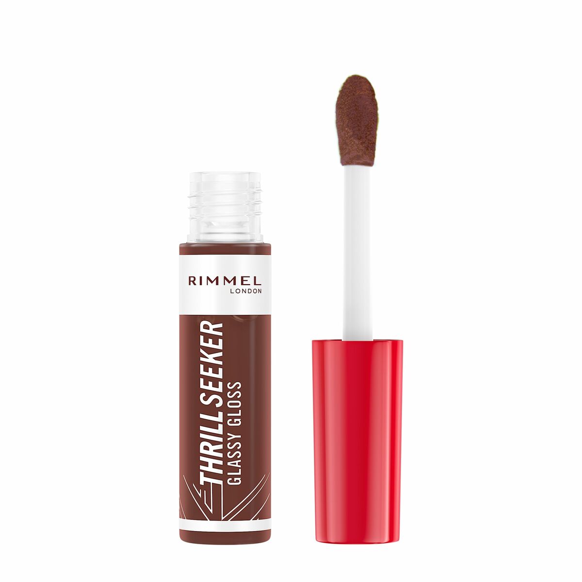 Lip-gloss Rimmel London THRILL SEEKER Nº 800-Chocolate Glaze 10 ml