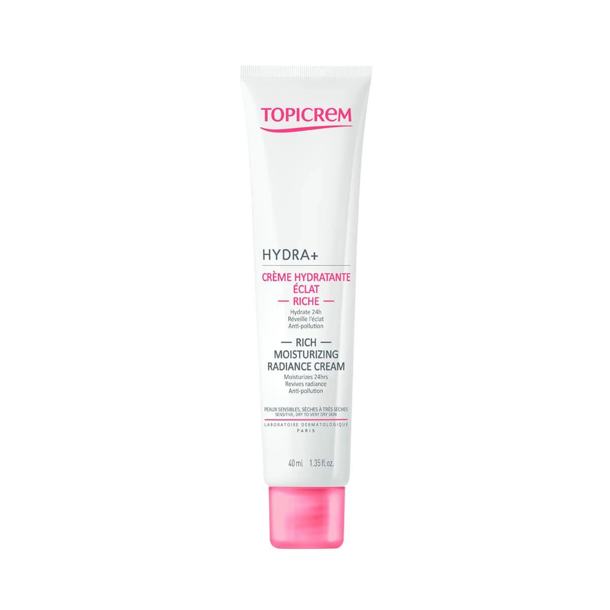 Hydrating Cream Topicrem Hydra+ 40 ml Highlighter