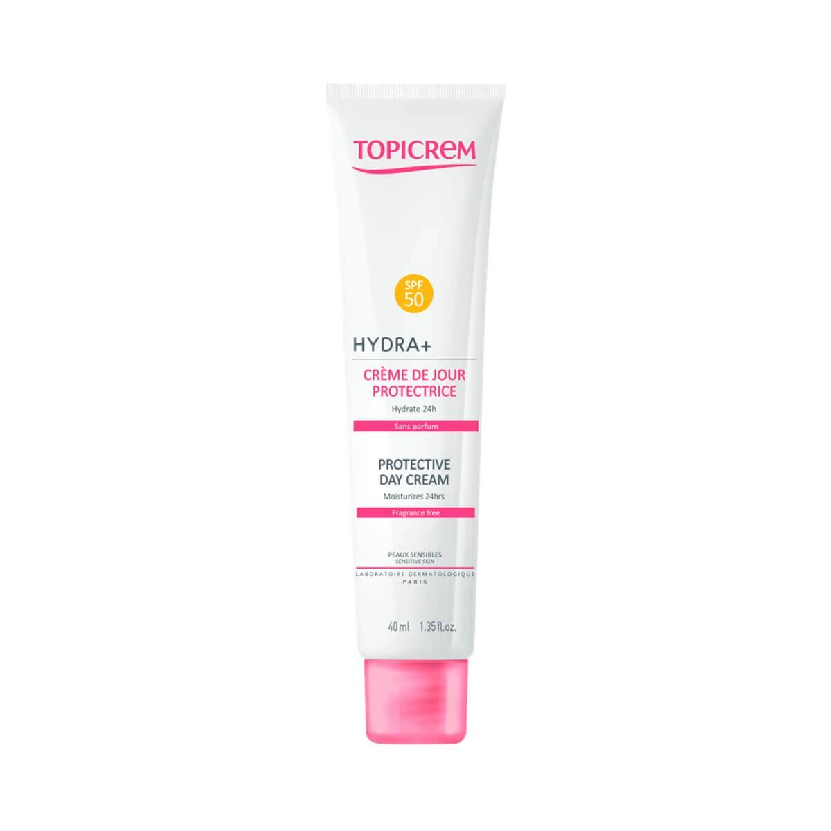 Day Cream Topicrem HYDRA+ Spf 50 Spf 50+ 40 ml