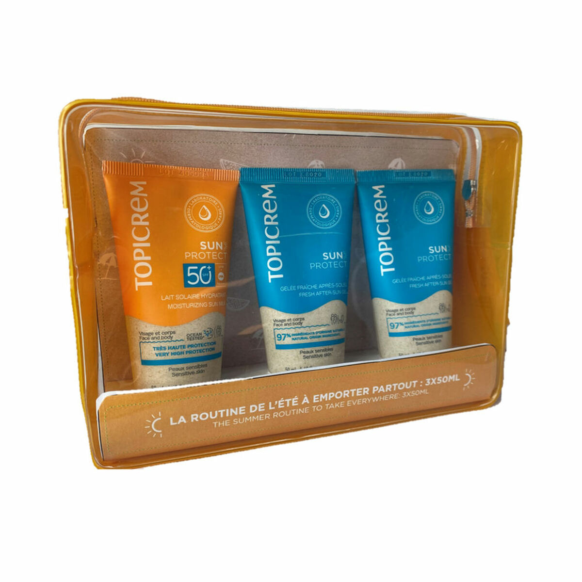 Sun Protection Set Topicrem SUN PROTECT Spf 50 Spf 50+ 3 Pieces