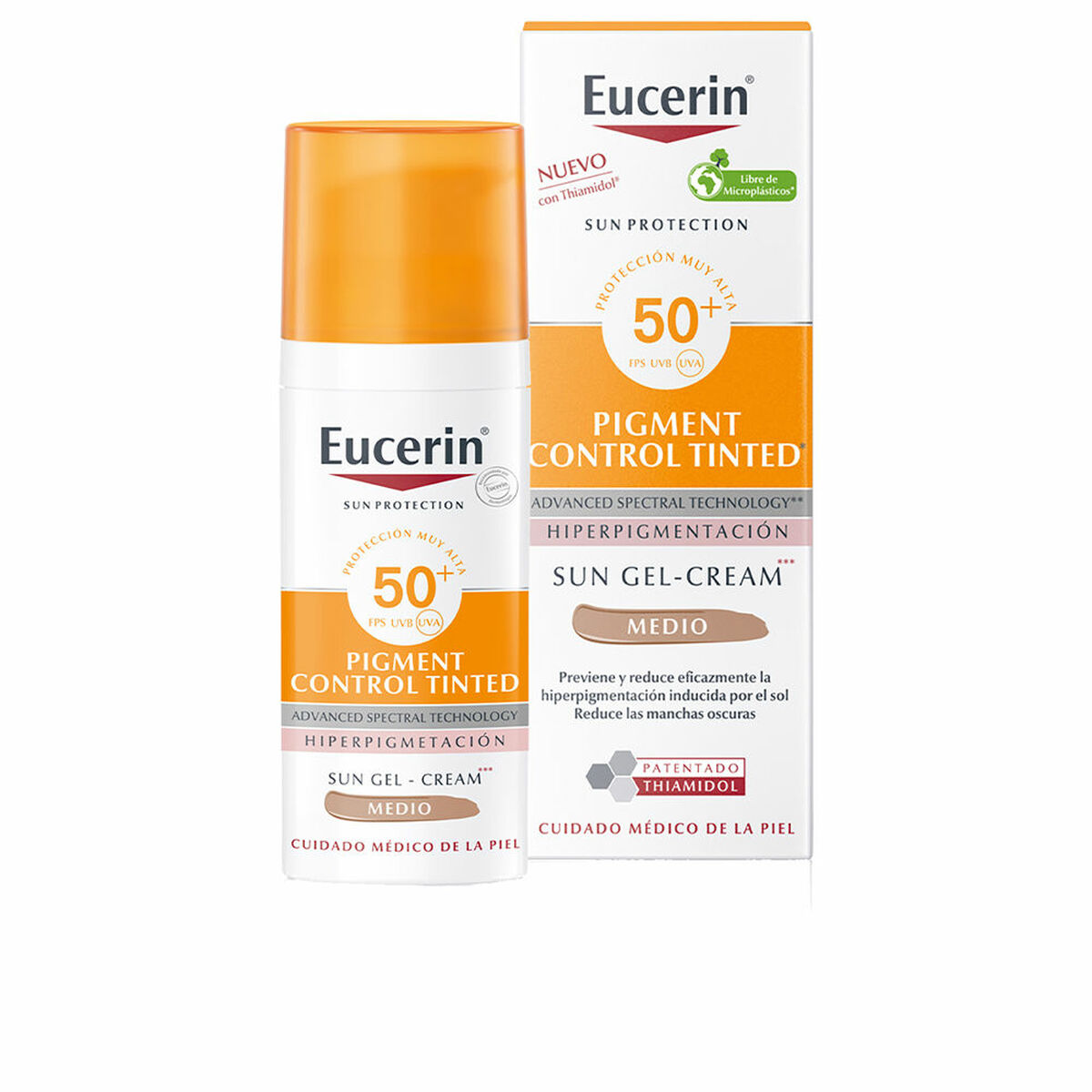 Facial Sun Cream Eucerin Sun Protection Medium Spf 50 Spf 50+ 50 ml