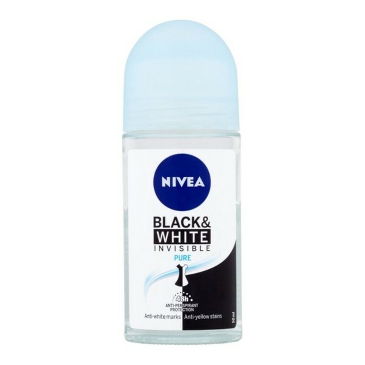 Roll-On Deodorant Nivea Men Black White Active 50 ml