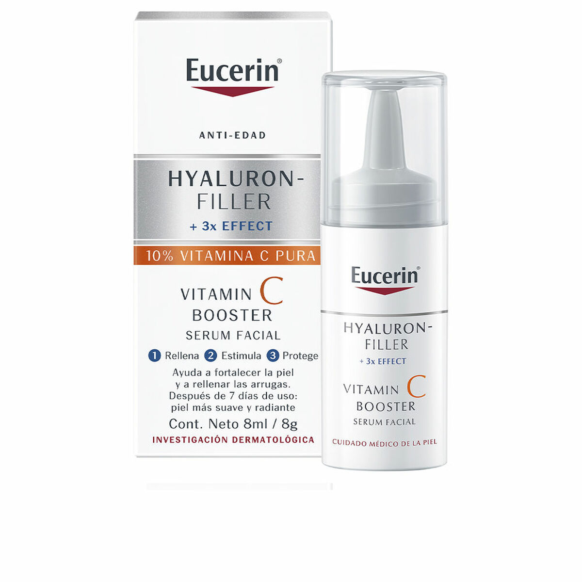 Facial Cream Eucerin Hyaluron Filler C 8 ml Vitamin C