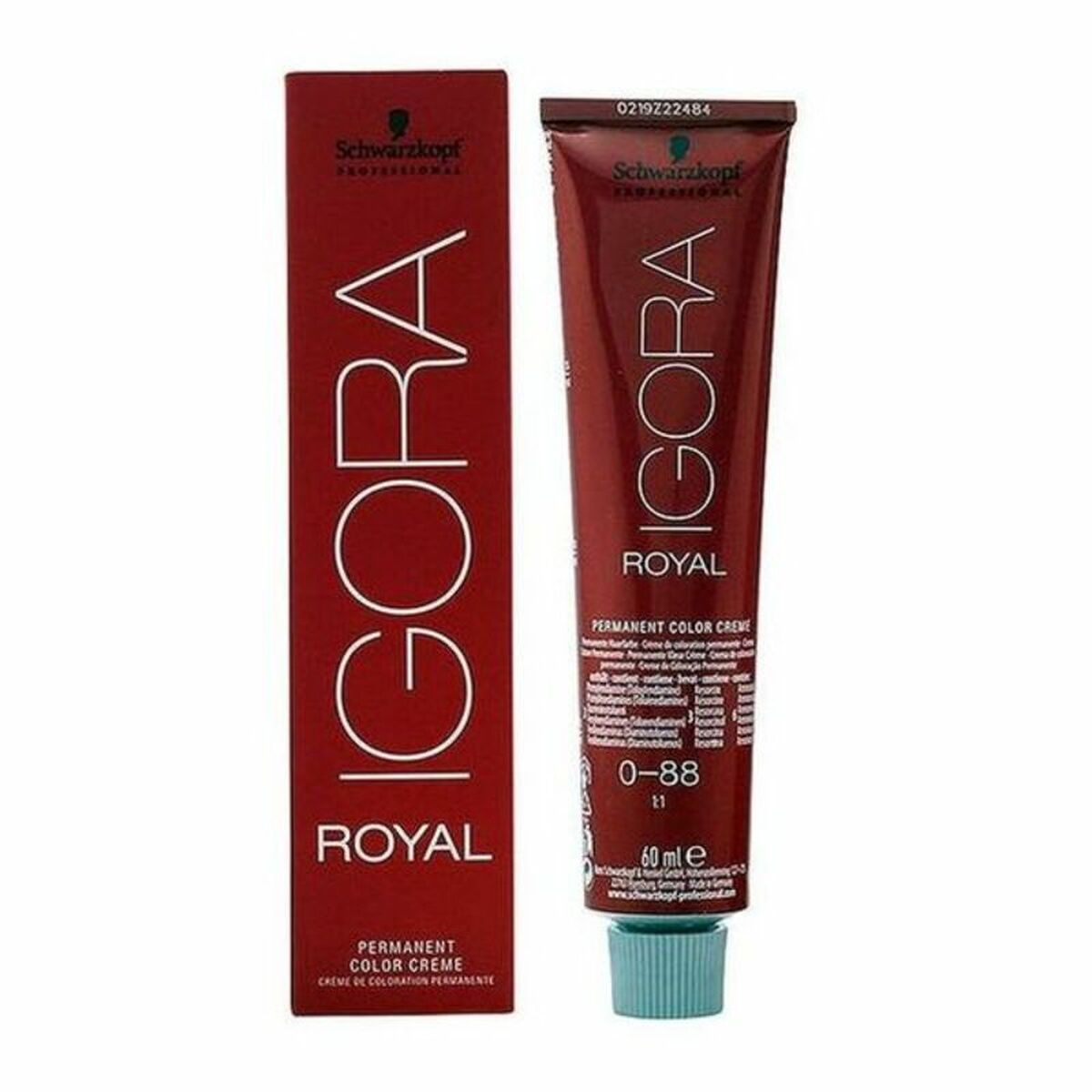 Permanent Dye Schwarzkopf Igora Royal Nº 0-88 60 ml