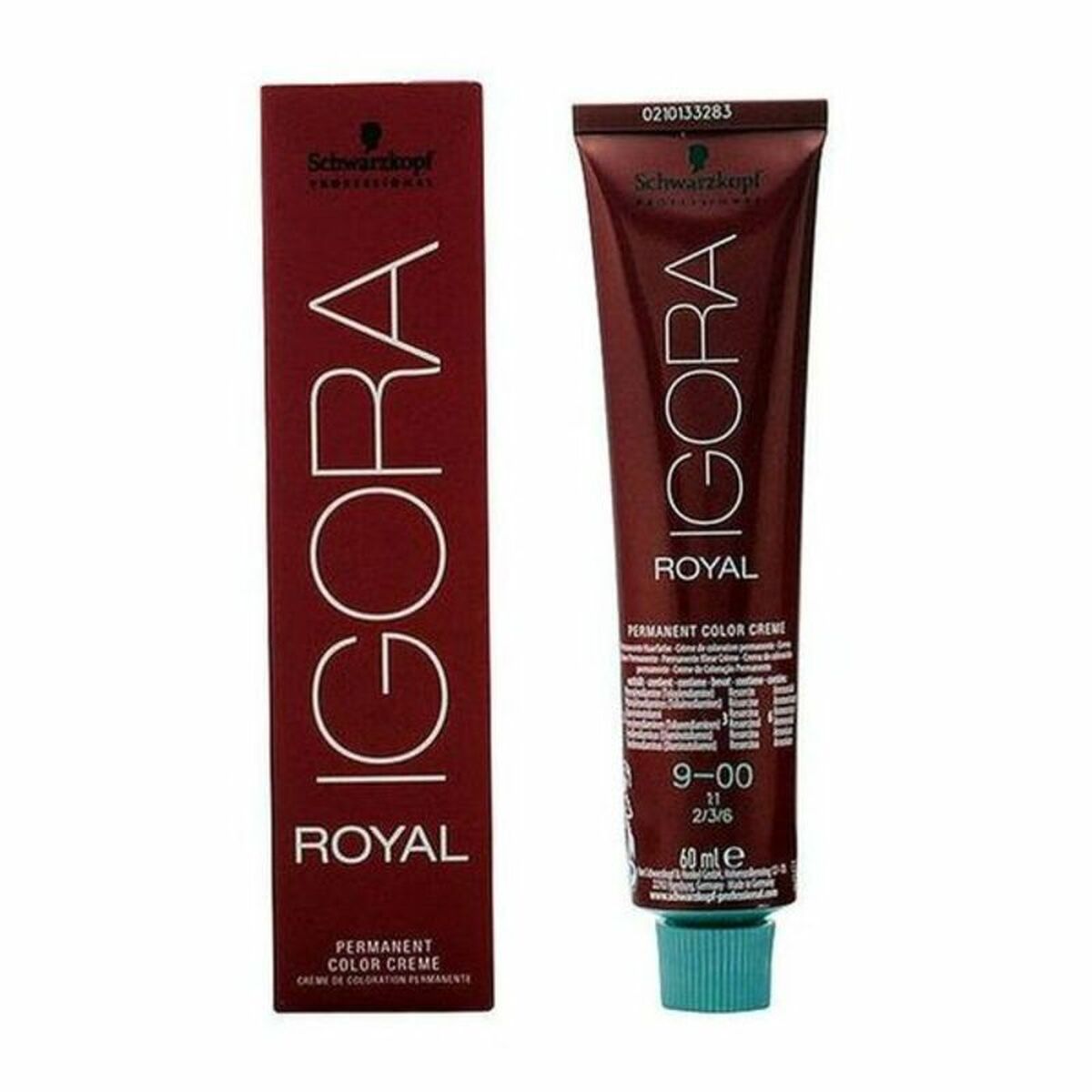 Permanent Dye Schwarzkopf Igora Royal Nº 9-00 60 ml