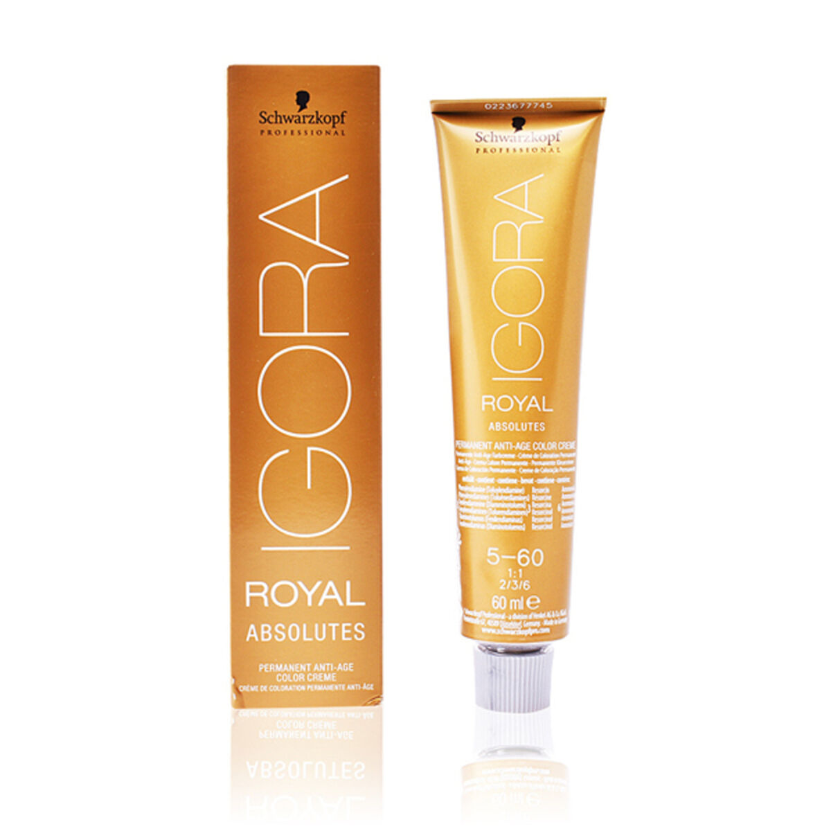 Anti-Ageing Colouring Gel Schwarzkopf Igora Royal Absolutes Nº 5-60 60 ml
