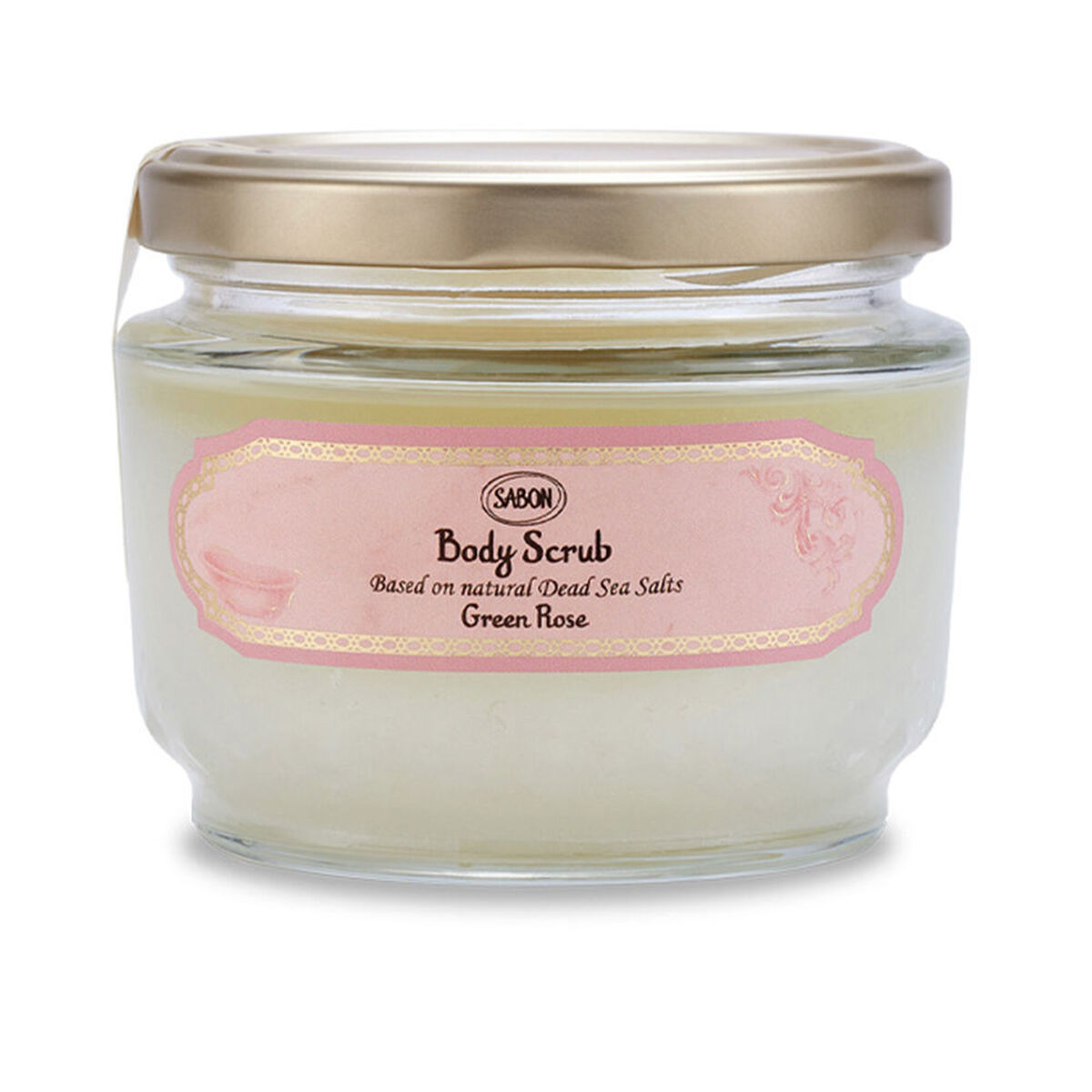 Body Exfoliator Sabon Green Rose 320 g