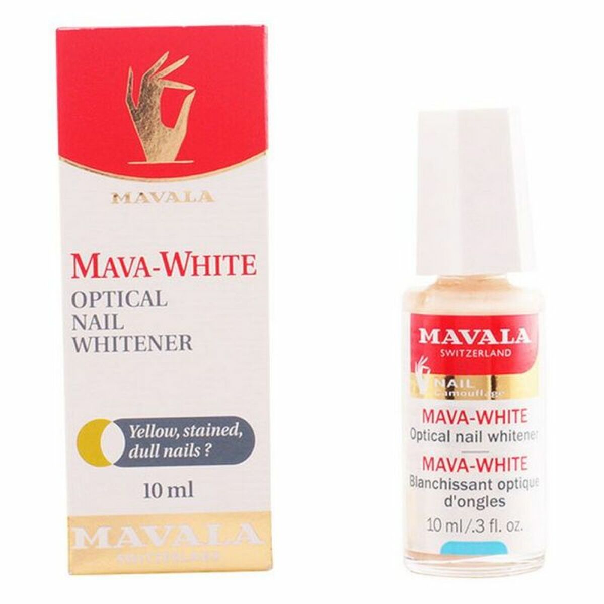 Nail Whitening Mavala White 10 ml (Parapharmacy)