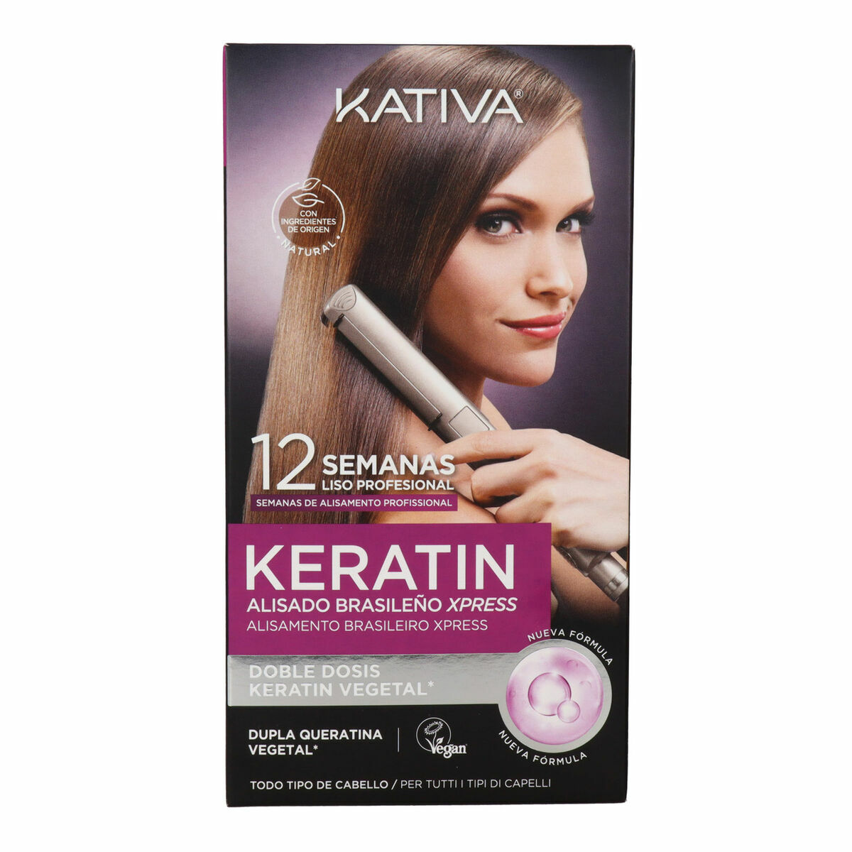 Shampoo Kativa KERATIN EXPRESS 3 Pieces