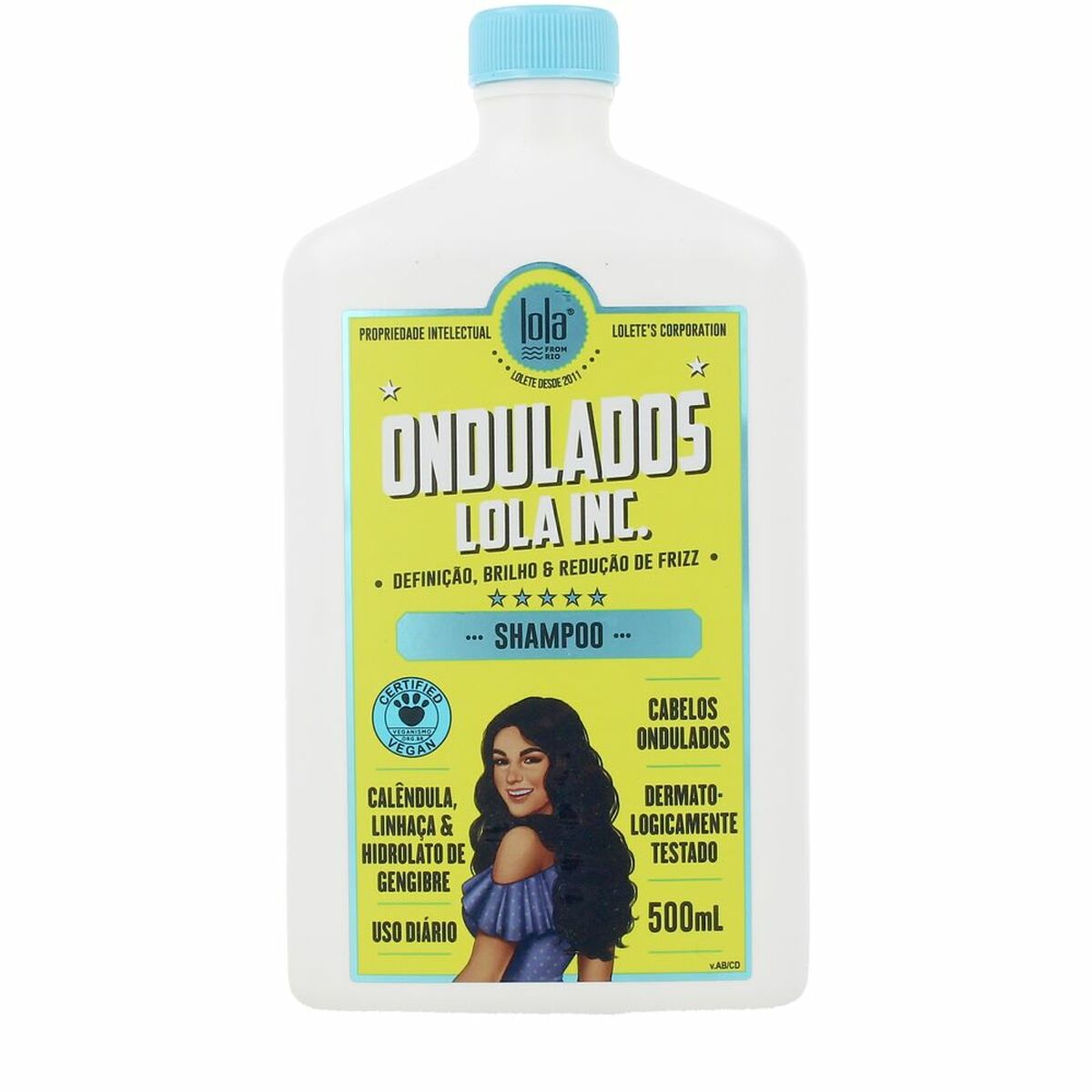 Shampoo Lola Cosmetics ONDULADOS LOLA INC. 500 ml