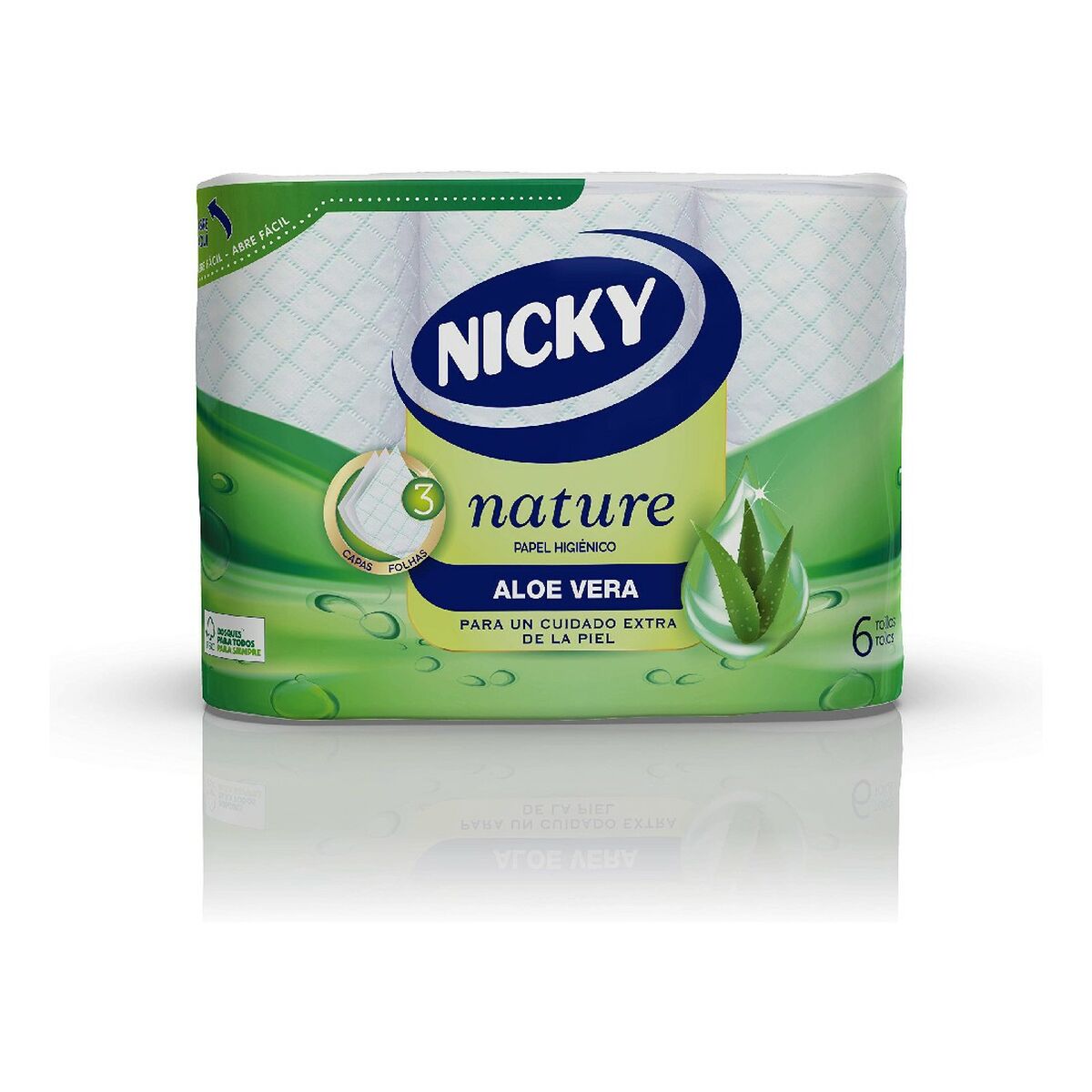 Toilet Roll Nicky Nature Aloe Vera