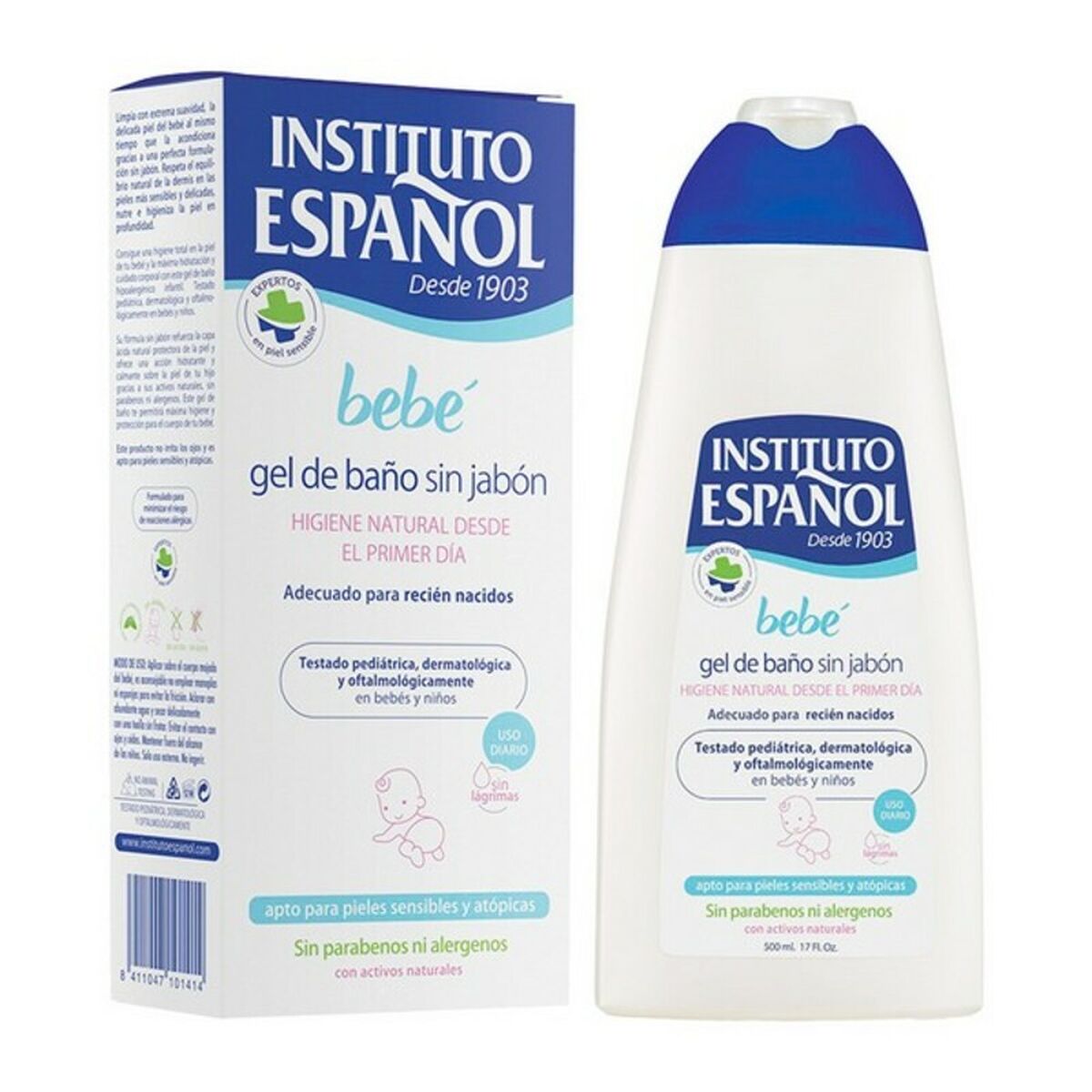 Shower Gel Without Soap Instituto Español Bebe 500 ml