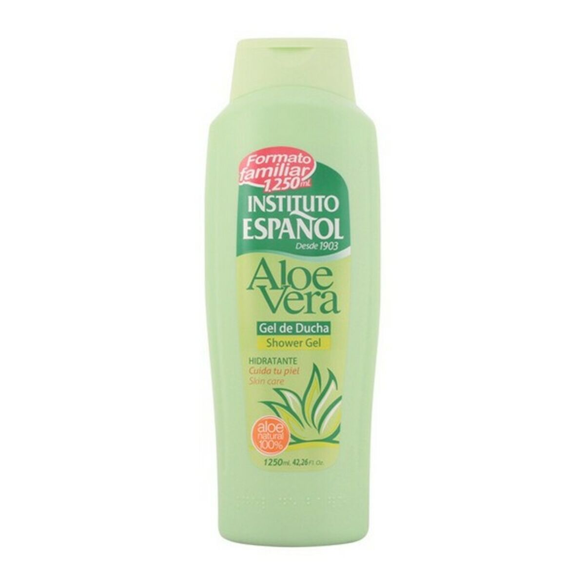Moisturising Bath Gel with Aloe Vera Instituto Español INS12 1,25 L