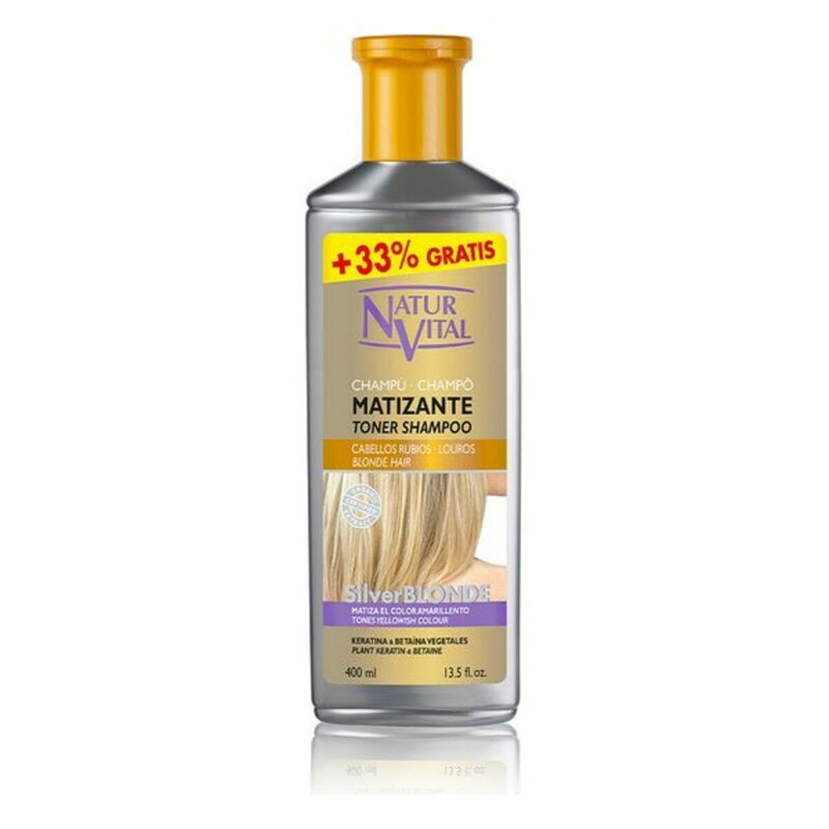 Shampoo Naturvital Champú Matizante 400 ml