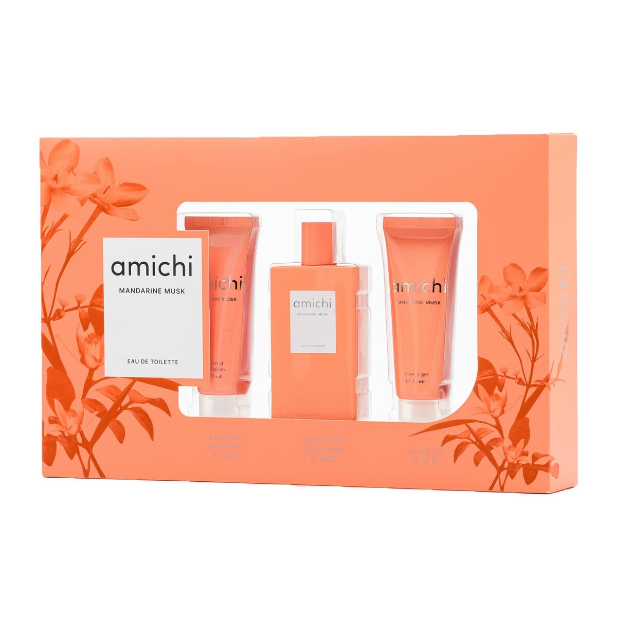 Women’s Perfume Set Amichi Mandarine Musk 3 Pieces