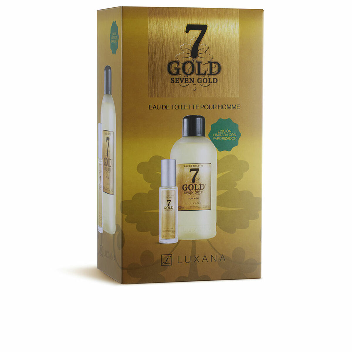 Men’s Perfume Set Luxana Seven Gold 2 Pieces