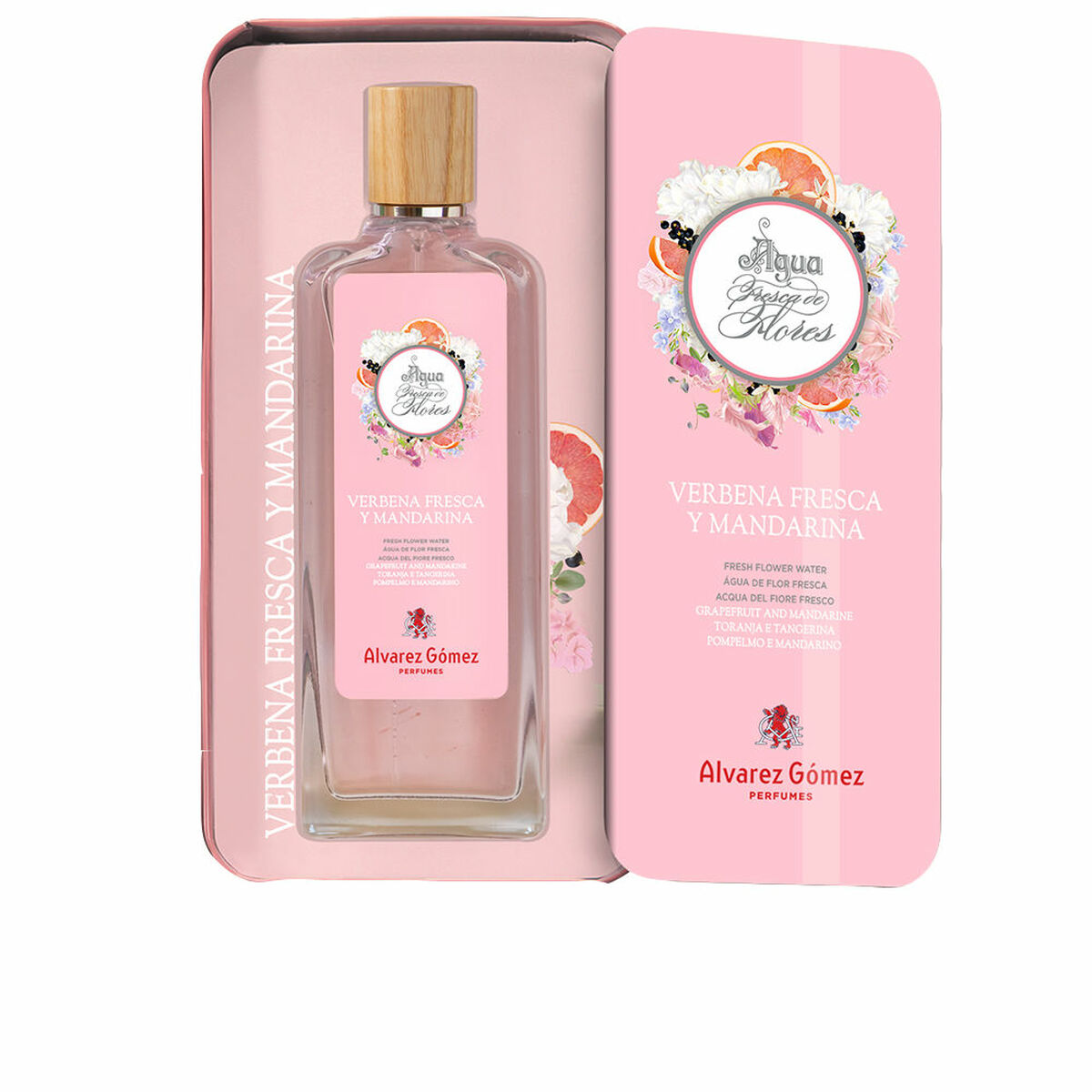 Unisex Perfume Alvarez Gomez AGUA DE COLONIA Agua Fresca de Flores Verbena Fresca y Mandarina Agua Fresca Flores EF 150 ml